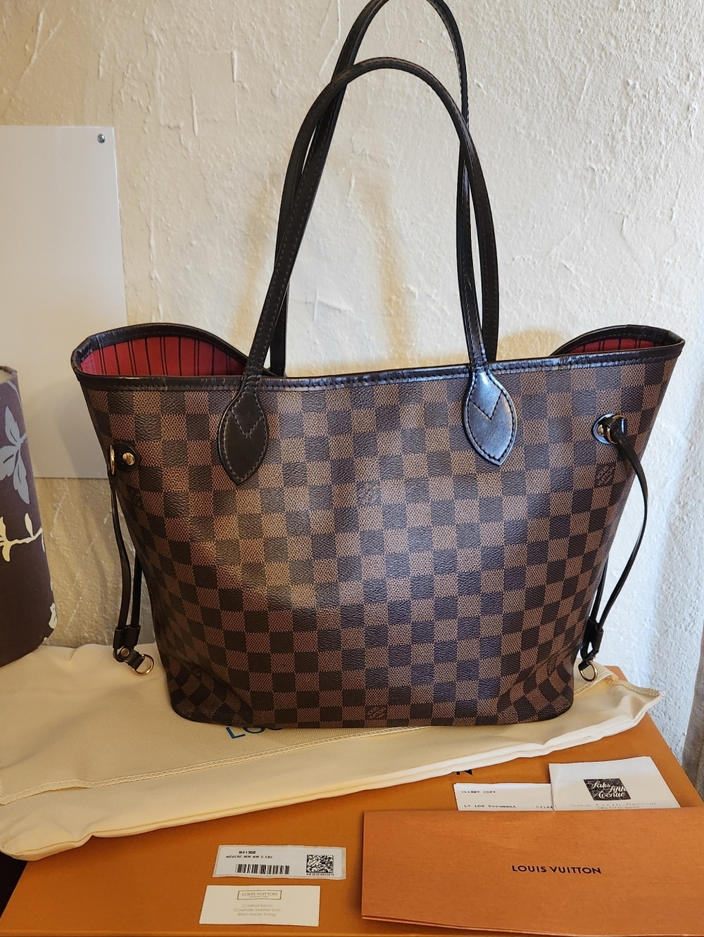 Louis Vuitton Damier Ebene Neverfull MM